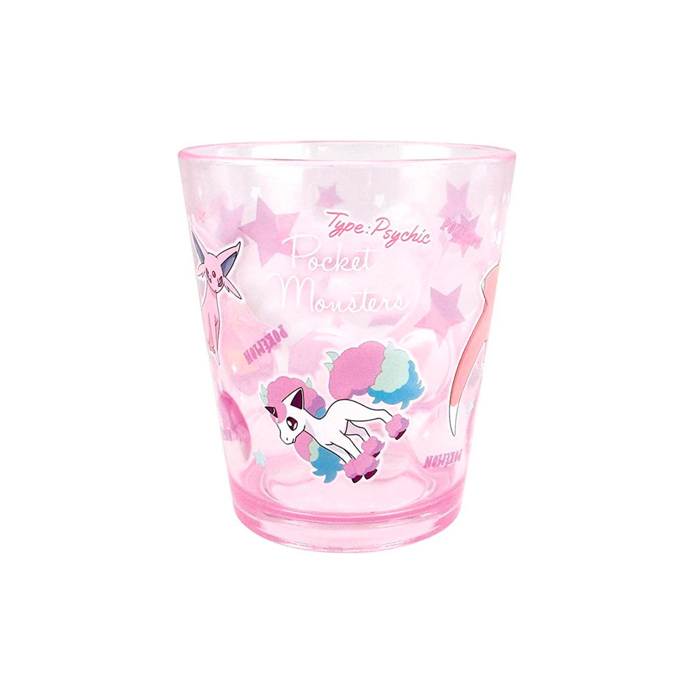 POKEMON VASO ACRILICO TS FACTORY ROSADO JAPON - 1