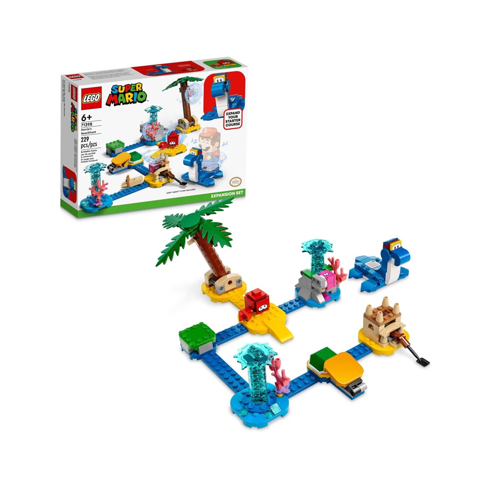 LEGO SUPER MARIO DORRIES BEACHFRONT EXPANSION SET 71398 - 1