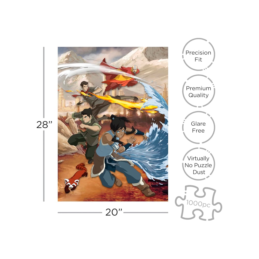 ROMPECABEZA AQUARIUS LEGEND OF KORRA 1000 PIEZAS - 3