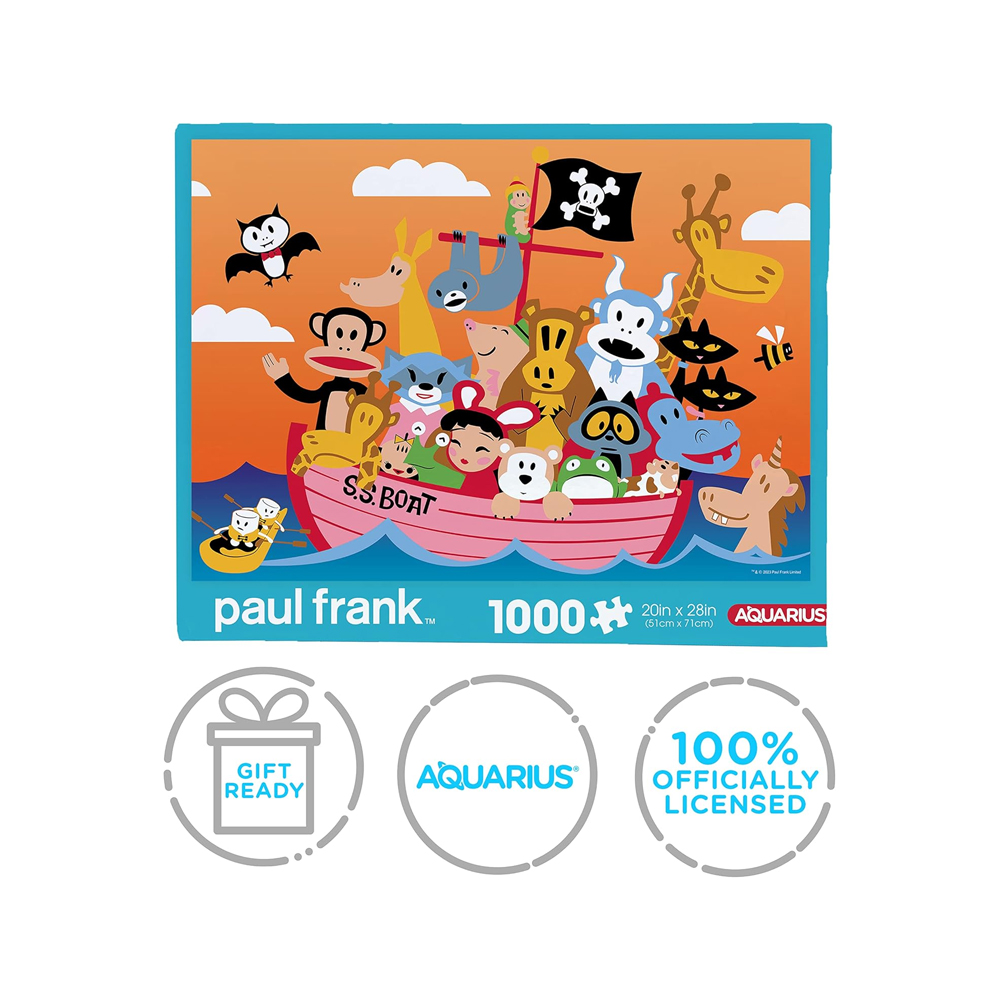 ROMPECABEZA AQUARIUS PAUL FRANK PIRATE SHIP 1000 PIEZAS - 5
