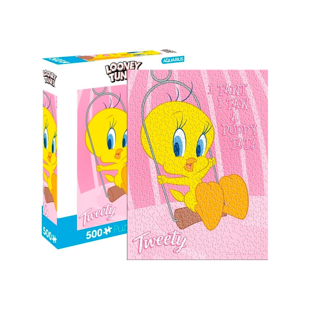 ROMPECABEZA AQUARIUS LOONEY TUNES TWEETY 500 PIEZAS - 1