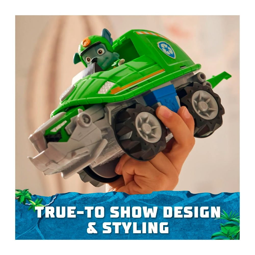 PAW PATROL JUNGLE PUPS ROCKY SNAPPING TURTLE VEHICLE - 3