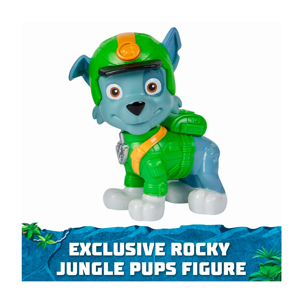 PAW PATROL JUNGLE PUPS ROCKY SNAPPING TURTLE VEHICLE - 4