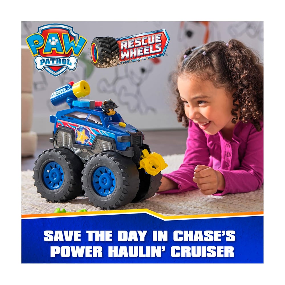 PAW PATROL RESCUE WHEELS CHASES POWER HAULIN CRUISER - 2