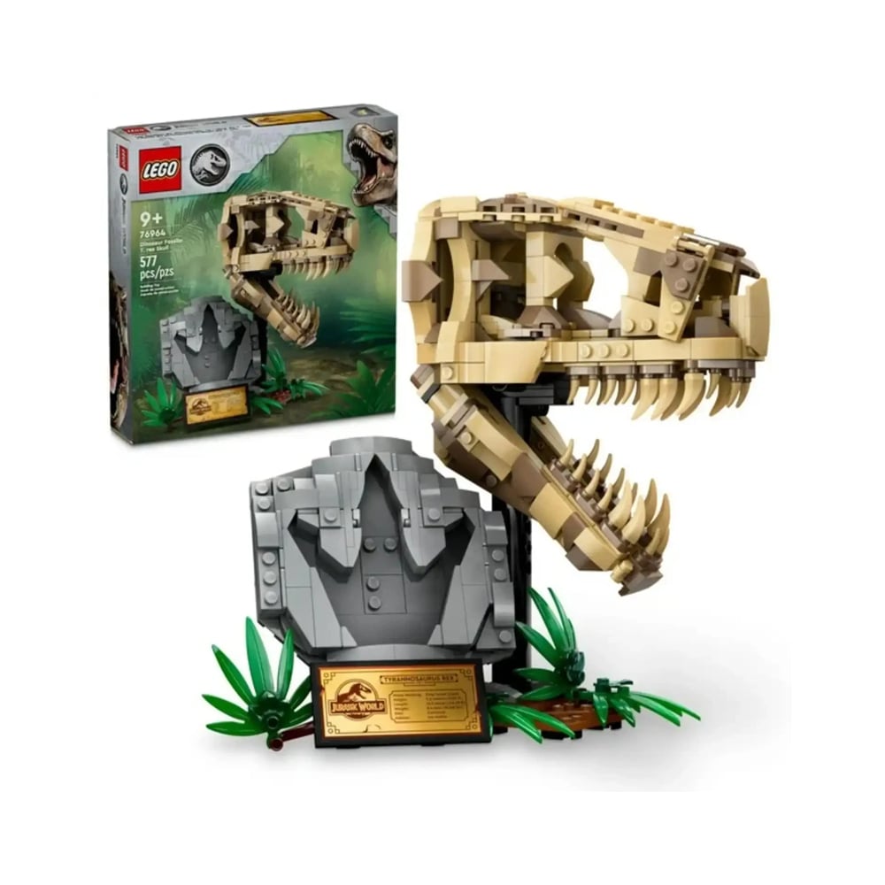 LEGO JURASSIC WORLD DINOSAUR FOSSILS T REX SKULL 76964 - 1