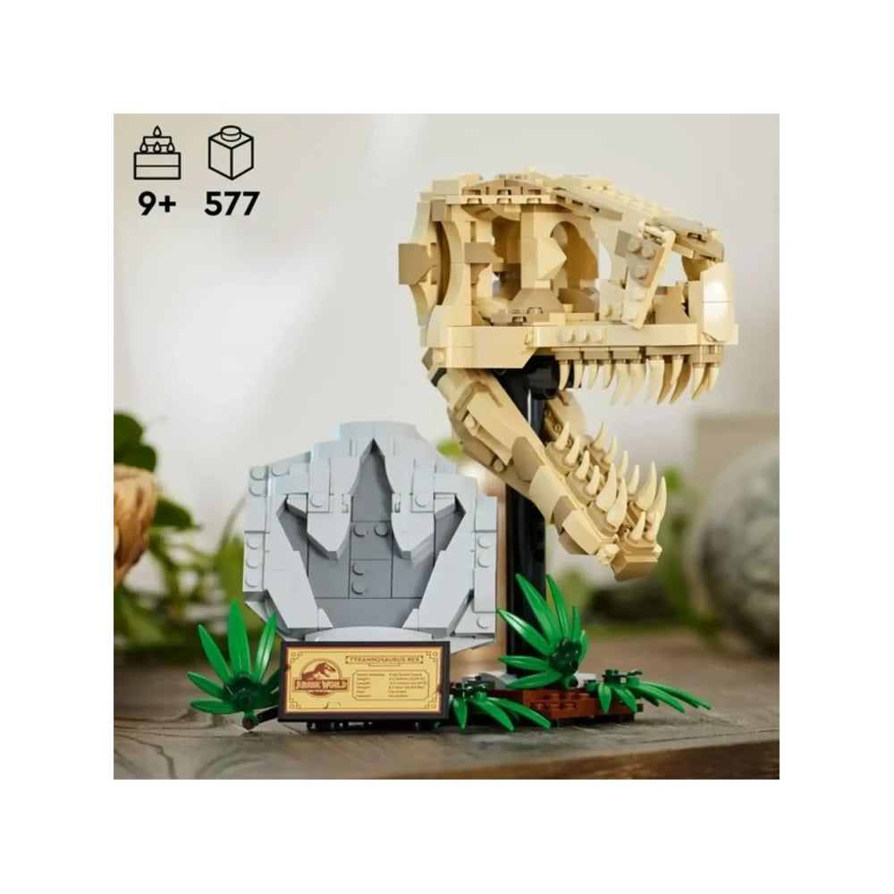 LEGO JURASSIC WORLD DINOSAUR FOSSILS T REX SKULL 76964 - 2