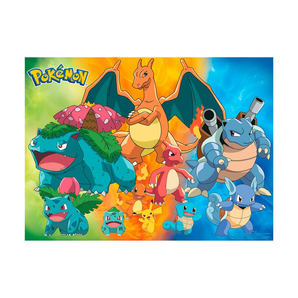 POKEMON ROMPECABEZA INICIALES KANTO 1000 PIEZAS - 2