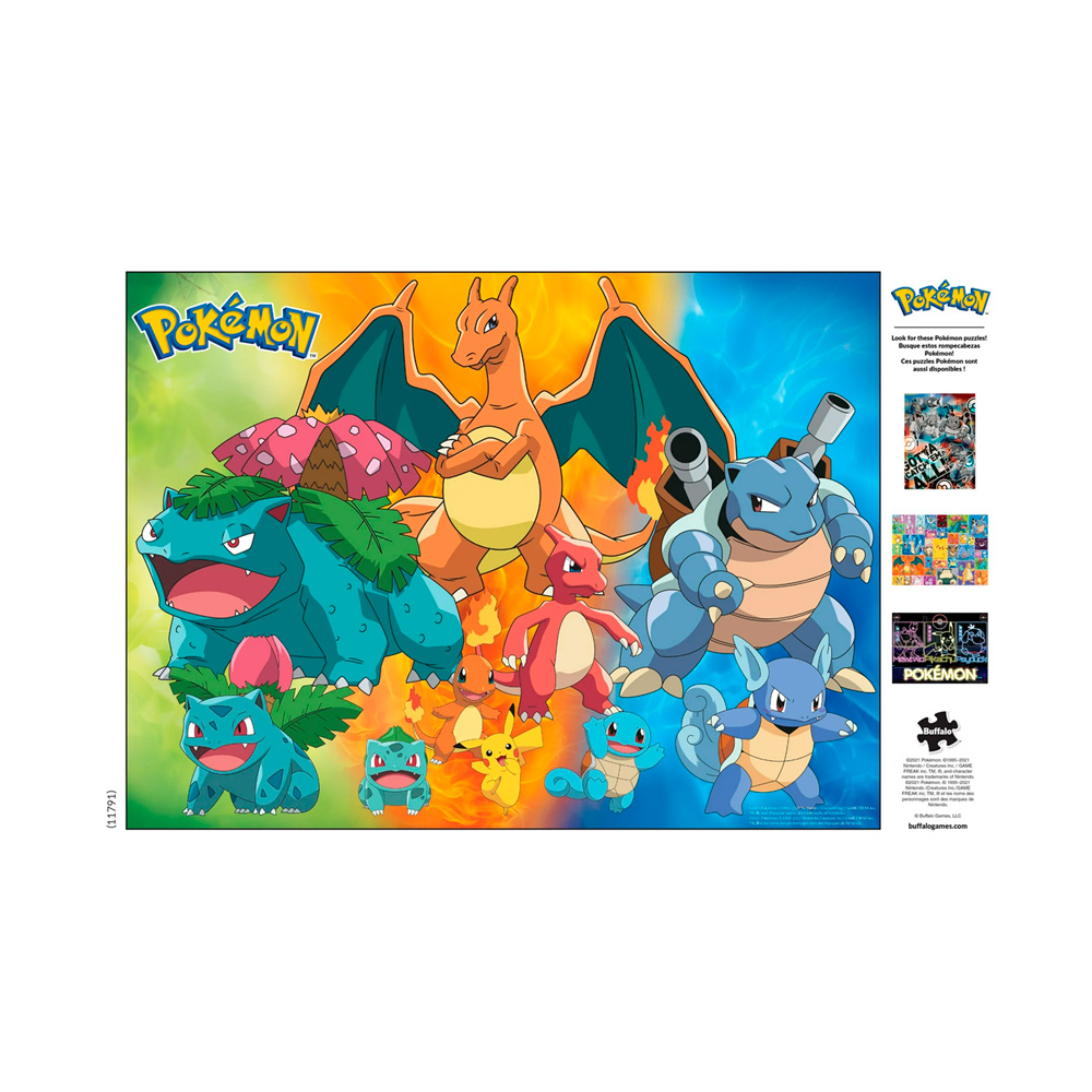 POKEMON ROMPECABEZA INICIALES KANTO 1000 PIEZAS - 3
