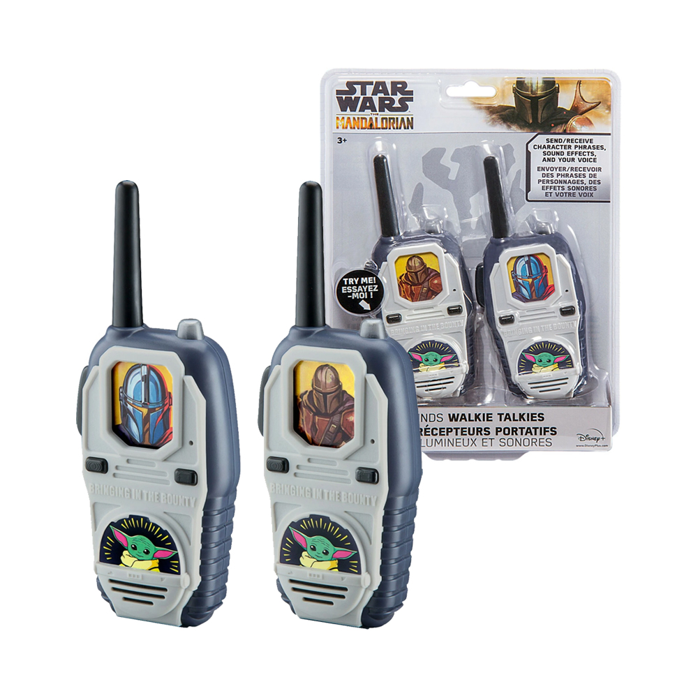 STAR WARS MANDALORIAN WALKIE TALKIES BABY YODA - 1