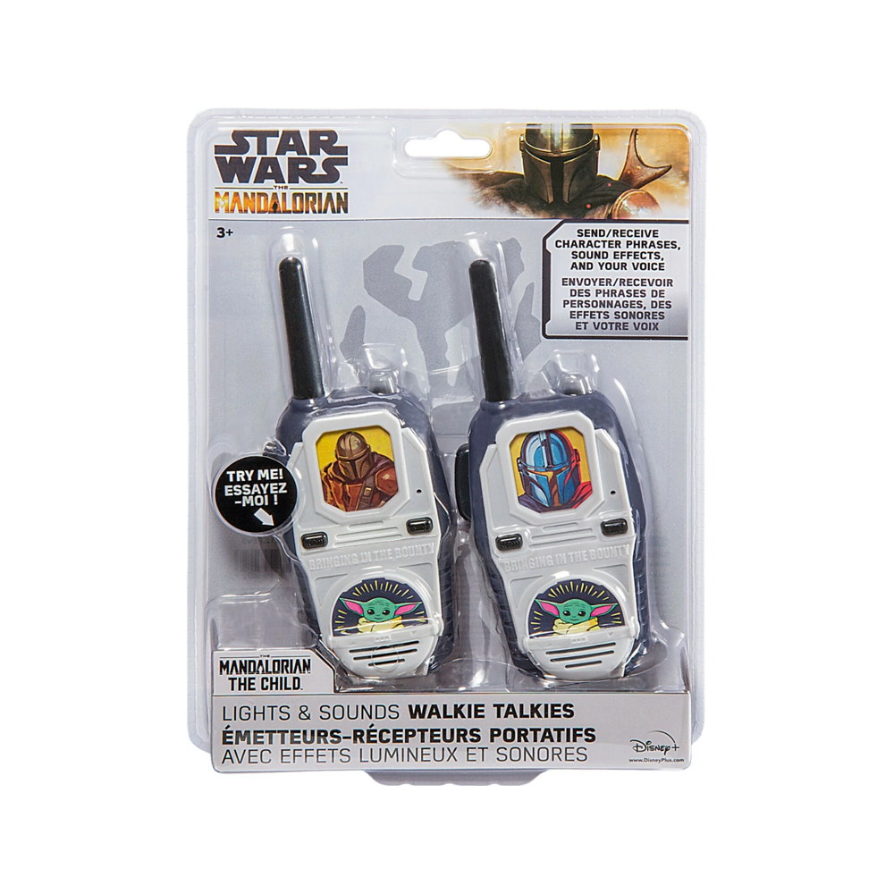 STAR WARS MANDALORIAN WALKIE TALKIES BABY YODA - 3