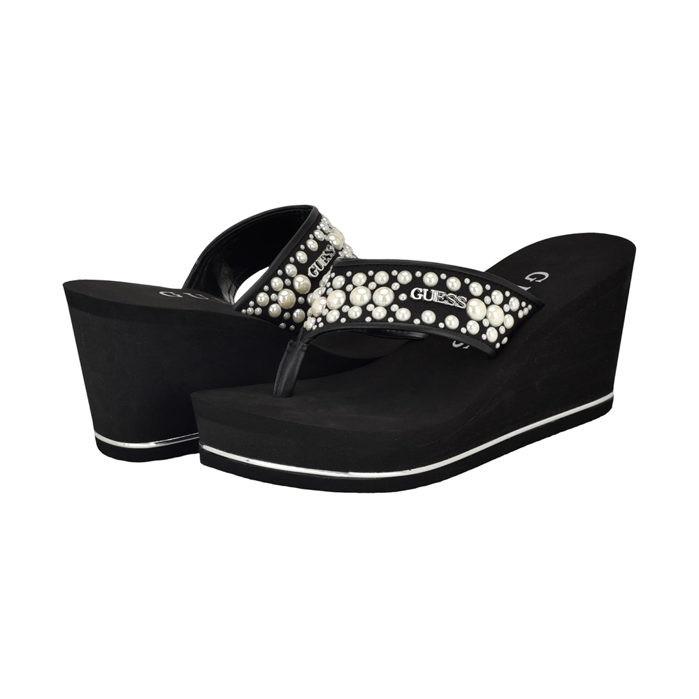 SANDALIA GUESS DAMA SILUS BLACK TALLA 6 - 6