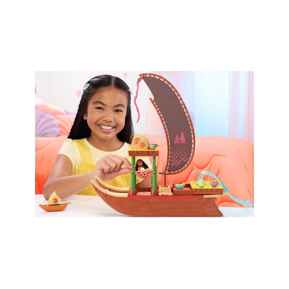 MATTEL DISNEY MOANA 2 WITH FLOATING ADVENTURE CANOE - 2