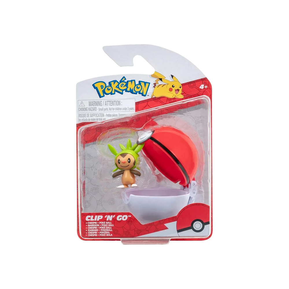 POKEMON CLIP CHESPIN CON POKEBOLA - 3