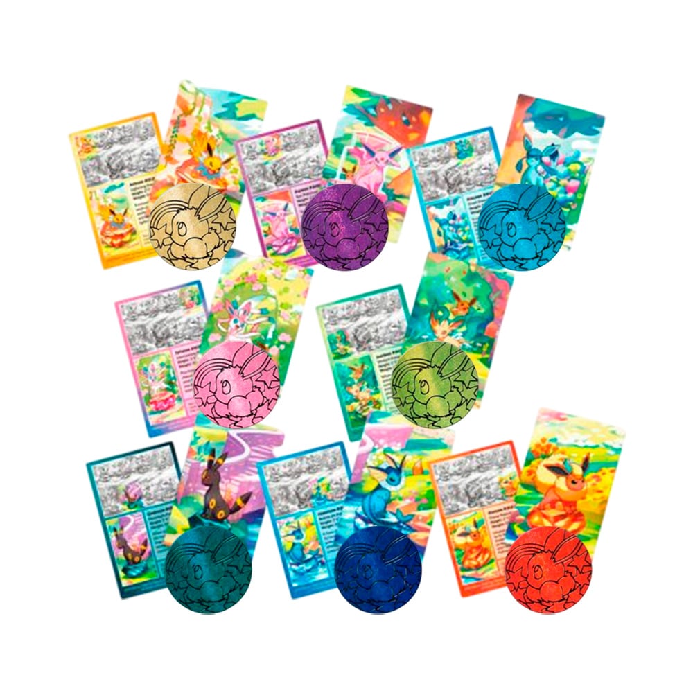 POKEMON PRISMATIC MONEDA CON ILUSTRACION - 1