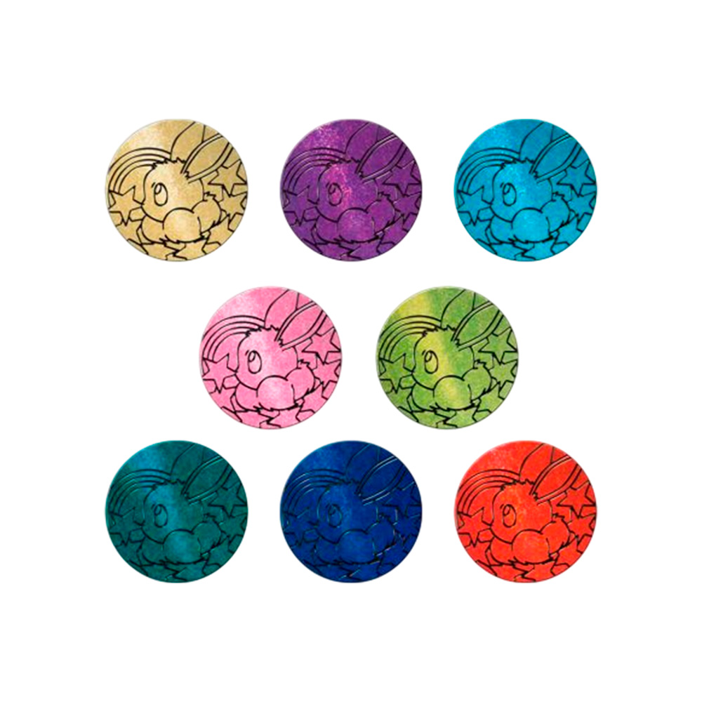 POKEMON PRISMATIC MONEDA CON ILUSTRACION - 2