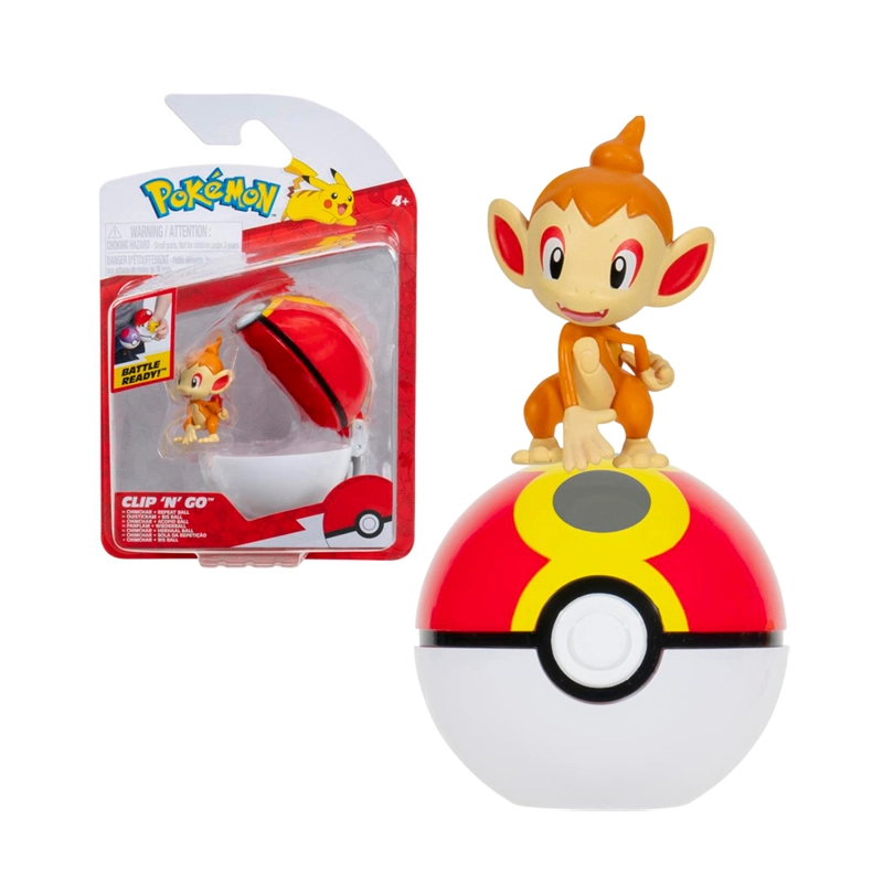POKEMON CLIP CHIMCHAR CON REPEAT BALL - 1