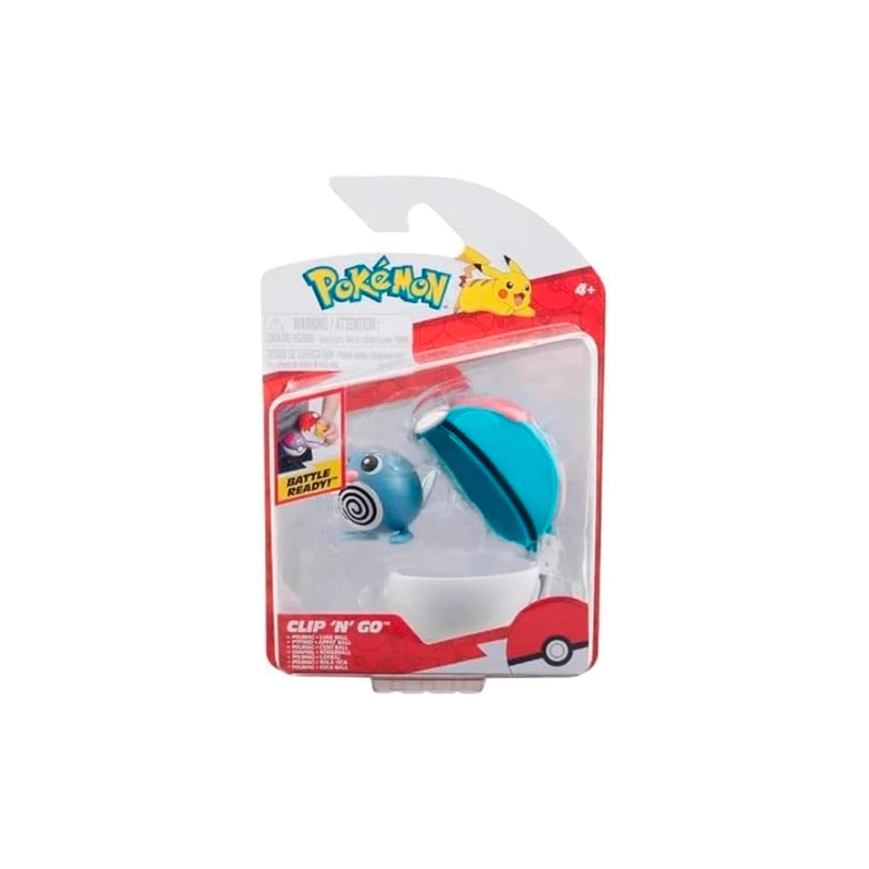 POKEMON CLIP POLIWAG CON LURE BALL - 3