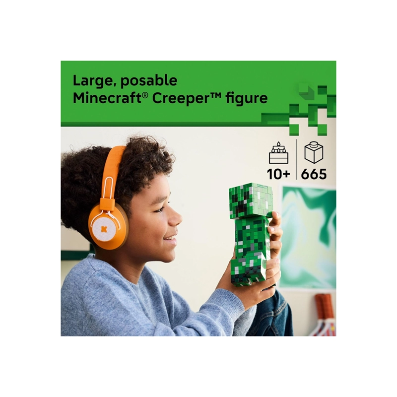 LEGO MINECRAFT THE CREEPER KIDS BUILDING TOY 21276 - 2