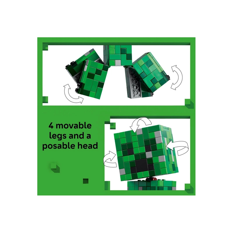 LEGO MINECRAFT THE CREEPER KIDS BUILDING TOY 21276 - 3