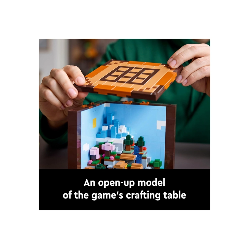LEGO MINECRAFT CRAFTING TABLE COLLECTIBLE VIDEO GAME 21265 - 3