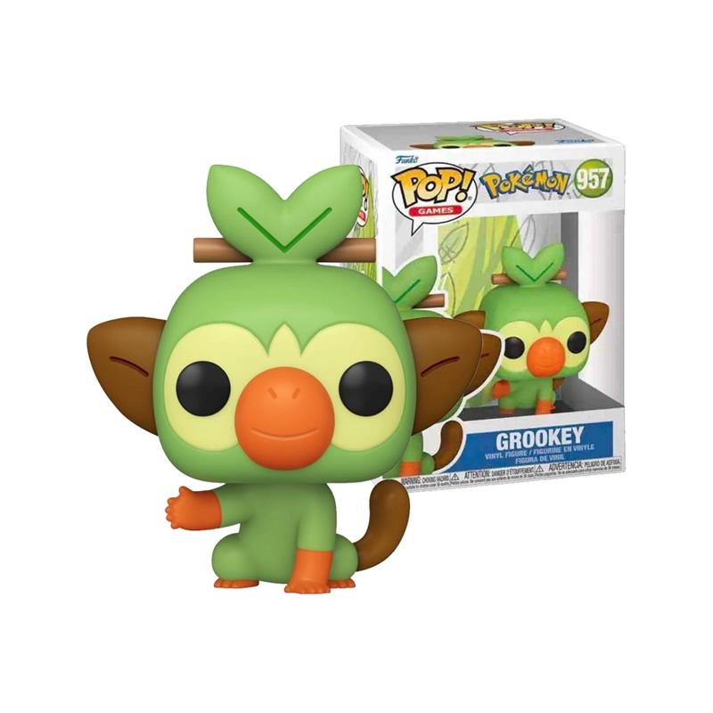 FUNKO POP GAMES POKEMON GROOKEY - 1