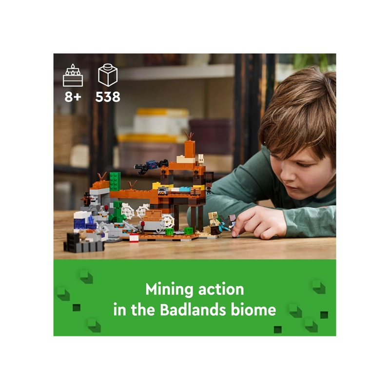 LEGO MINECRAFT THE BADLANDS MINESHAFT 21263 - 2