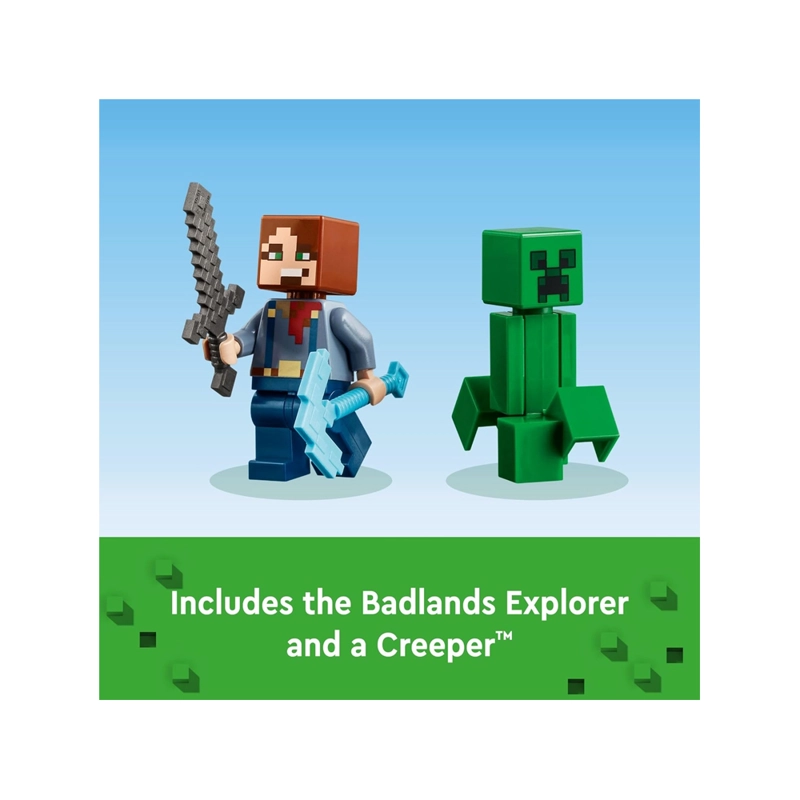 LEGO MINECRAFT THE BADLANDS MINESHAFT 21263 - 6