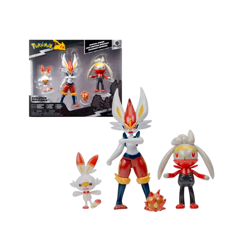 POKEMON SELECT SET SCORBUNNY RABOOT CINDERACE - 1