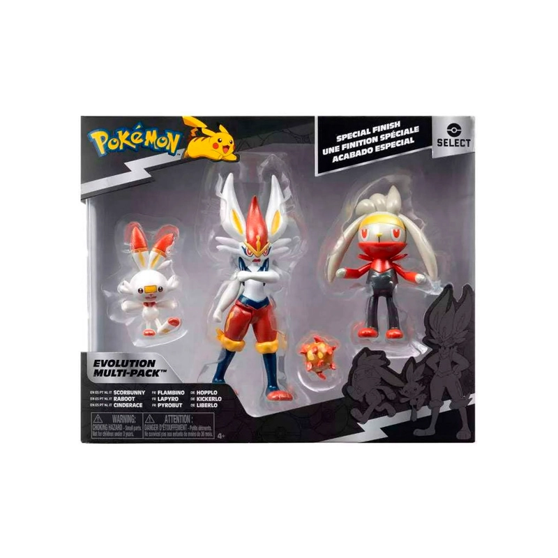 POKEMON SELECT SET SCORBUNNY RABOOT CINDERACE - 3