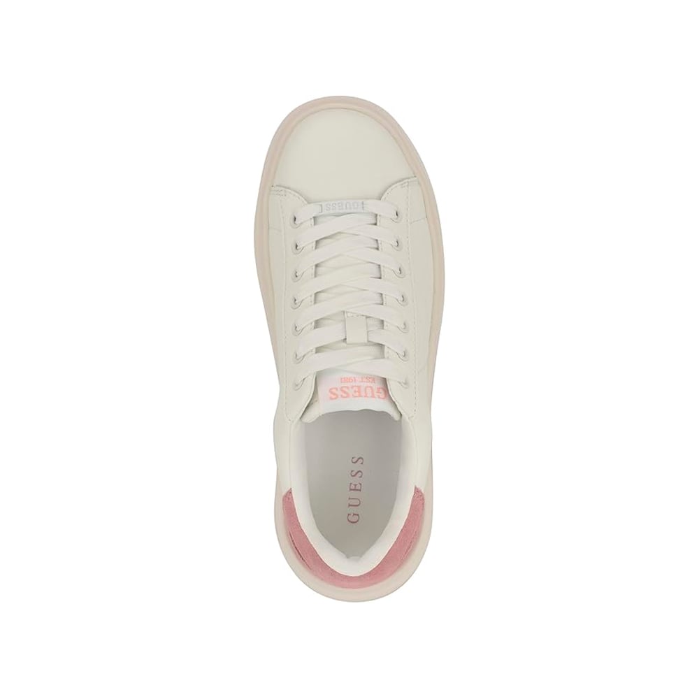 ZAPATILLA GUESS ELBINA PARA DAMA WHITE PINK TALLA 5 - 3