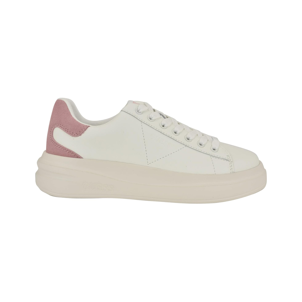 ZAPATILLA GUESS ELBINA PARA DAMA WHITE PINK TALLA 5 - 6