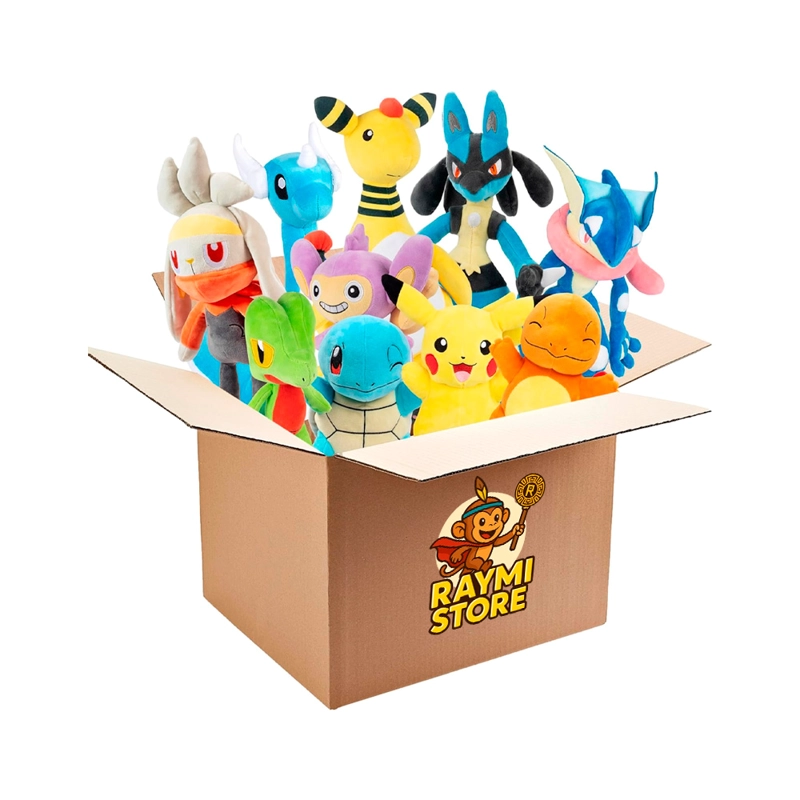 POKEMON 10 PELUCHES SURPRISE BOX - 2
