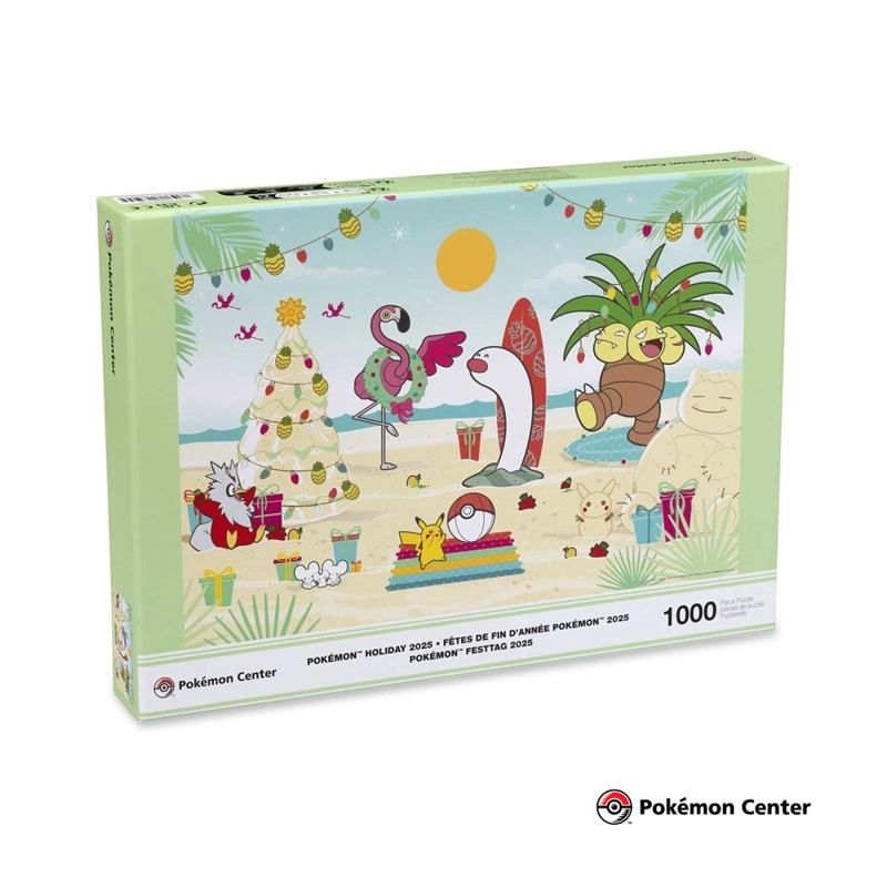 POKEMON CENTER ROMPECABEZA HOLIDAY 2025 1000 PIEZAS - 1