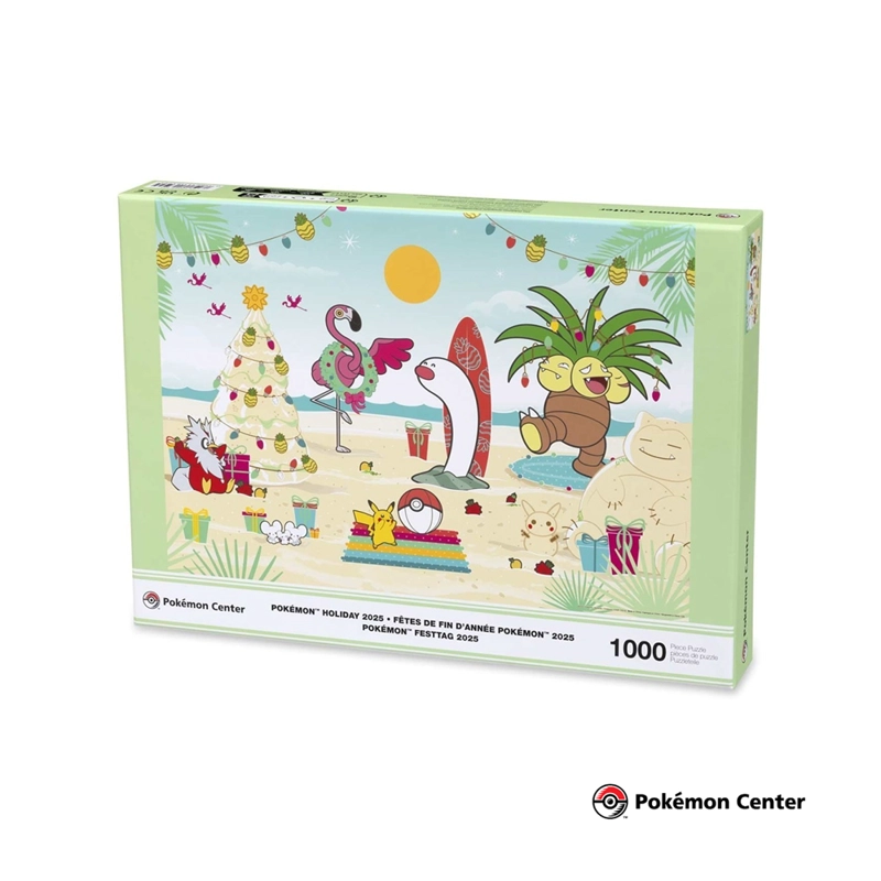 POKEMON CENTER ROMPECABEZA HOLIDAY 2025 1000 PIEZAS - 4