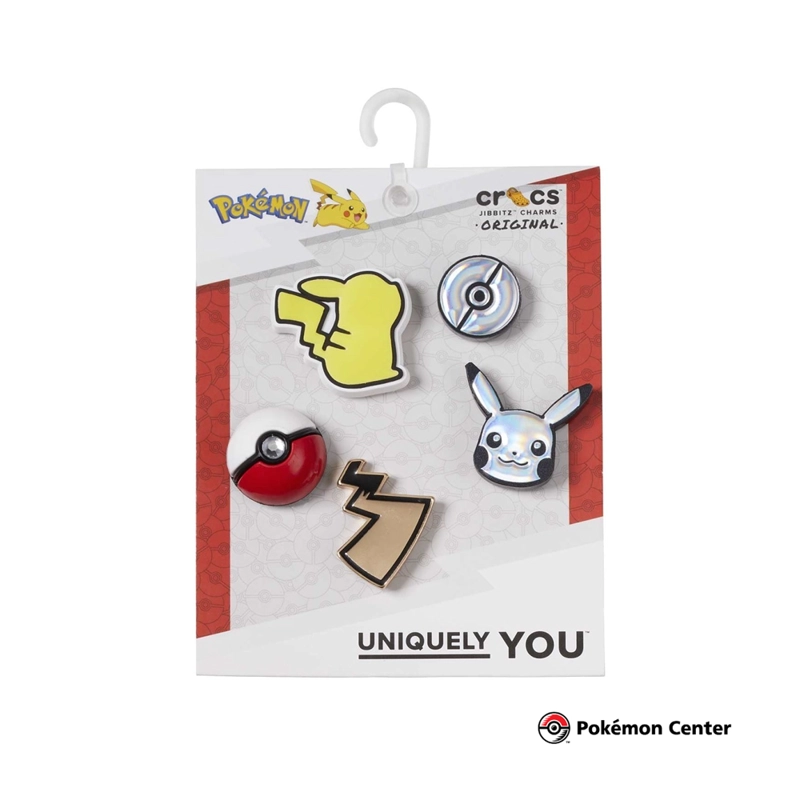 POKEMON ELEVATED JIBBITZ SHOE CHARMS BY CROCS 5 PACK - 5