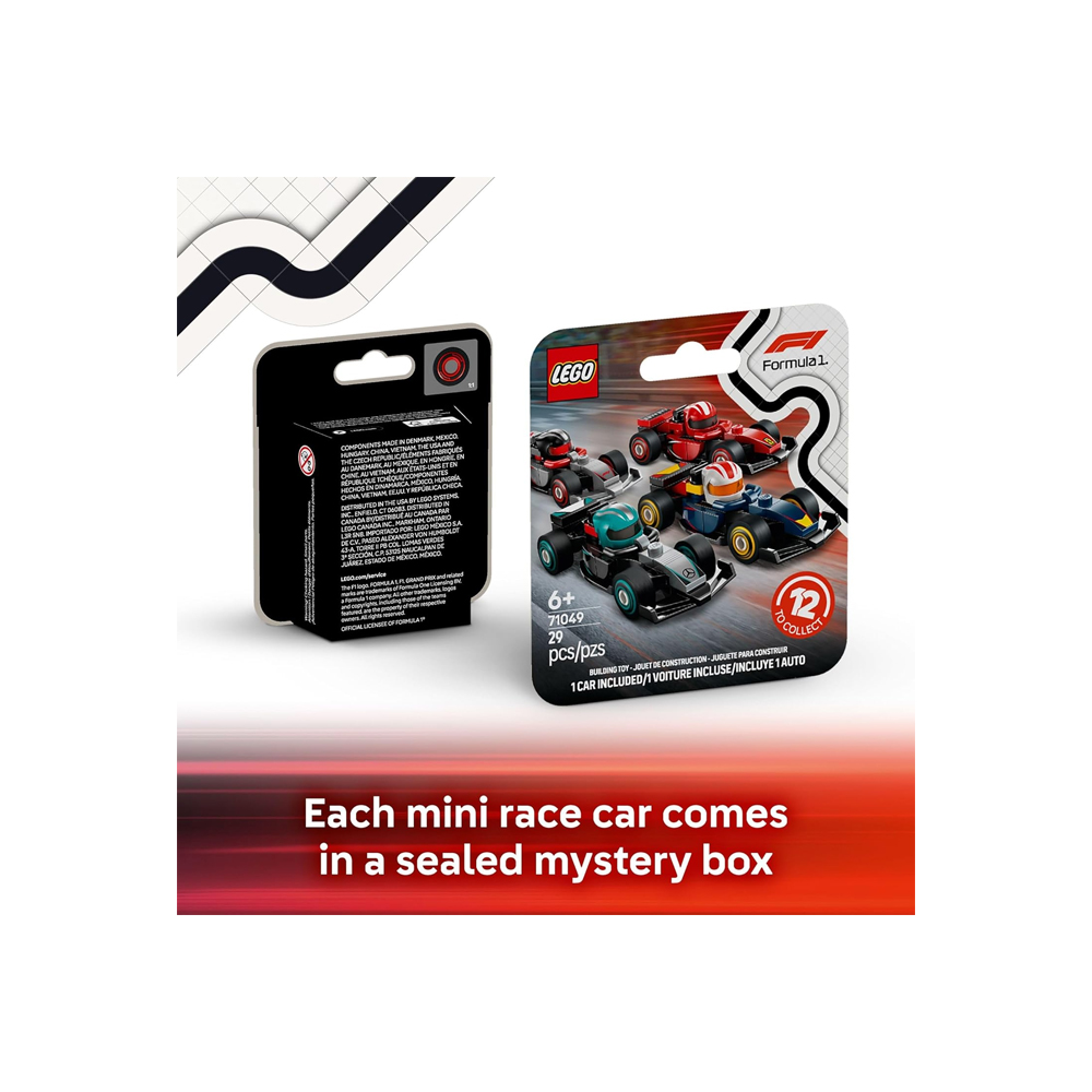 LEGO F1 COLLECTIBLE RACE CARS 6 PACK BUILDING SET 66796 - 3