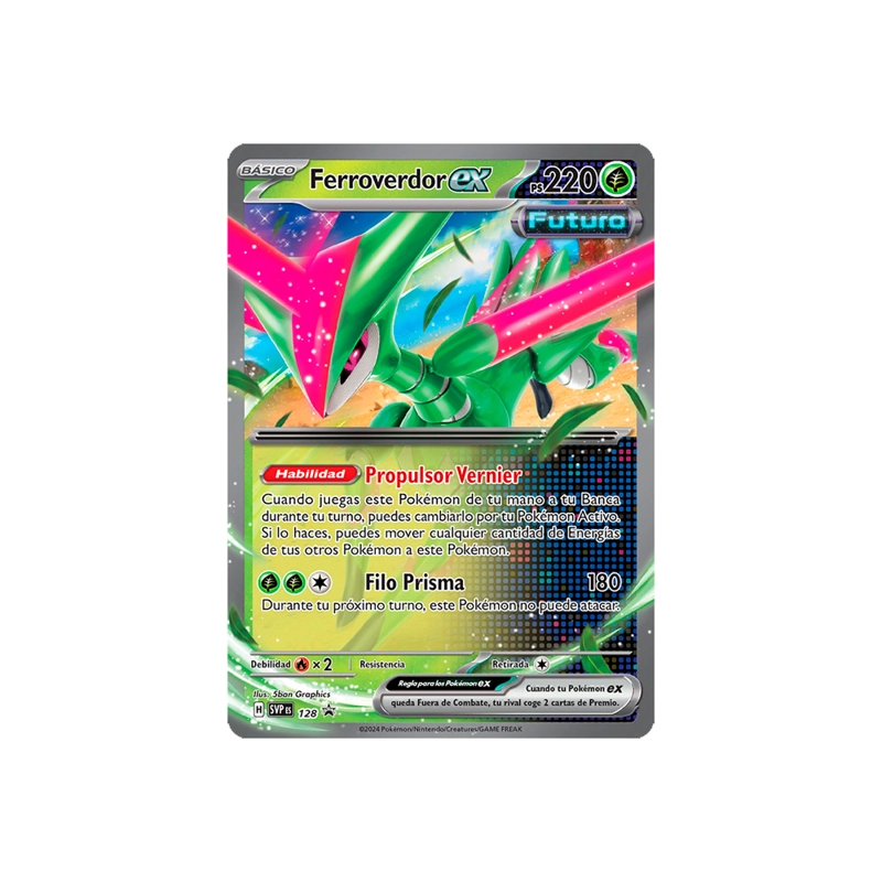 POKEMON TCG PARADOX CLASH TIN FERROVERDOR EX ESPAÑOL - 2