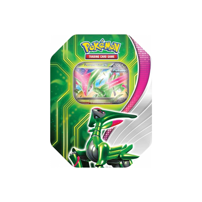 POKEMON TCG PARADOX CLASH TIN FERROVERDOR EX ESPAÑOL - 4