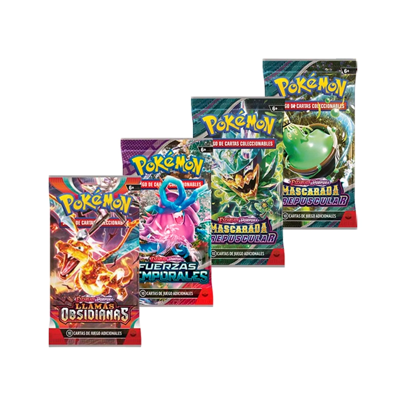 POKEMON TCG PARADOX CLASH TIN ALEATORIO ESPAÑOL - 3