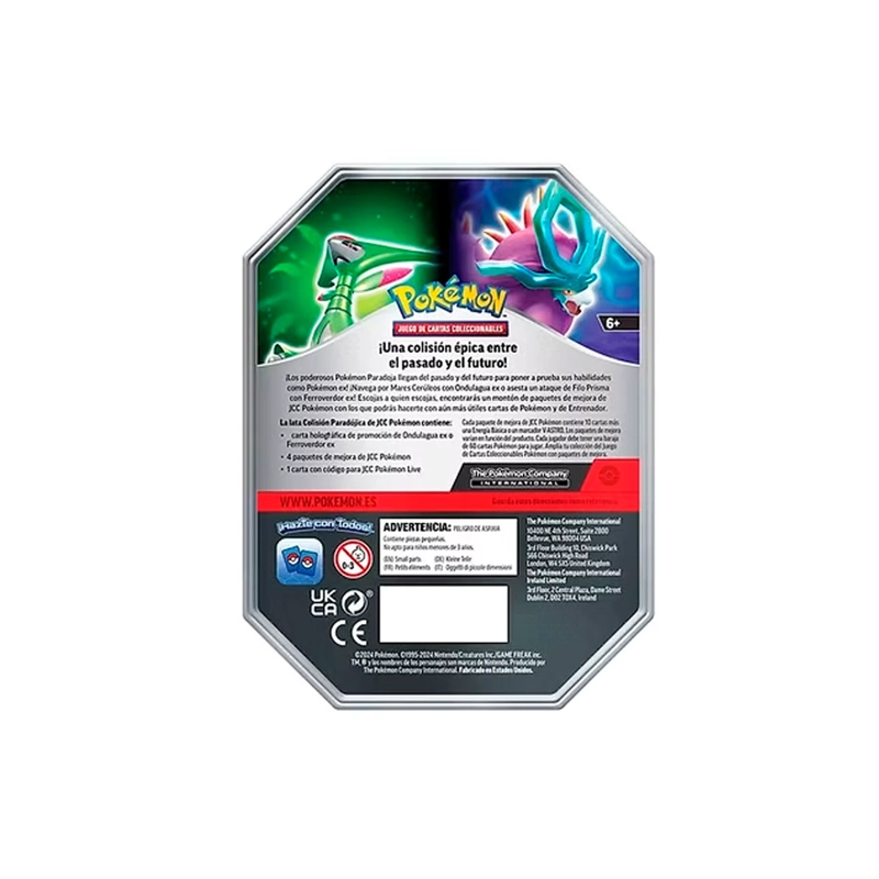 POKEMON TCG PARADOX CLASH TIN ALEATORIO ESPAÑOL - 6