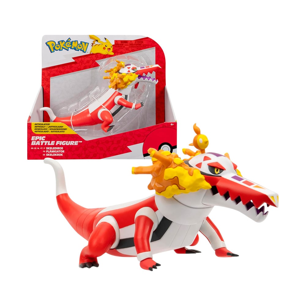 POKEMON JAZWARES EPIC BATTLE SKELEDIRGE ARTICULABLE - 1