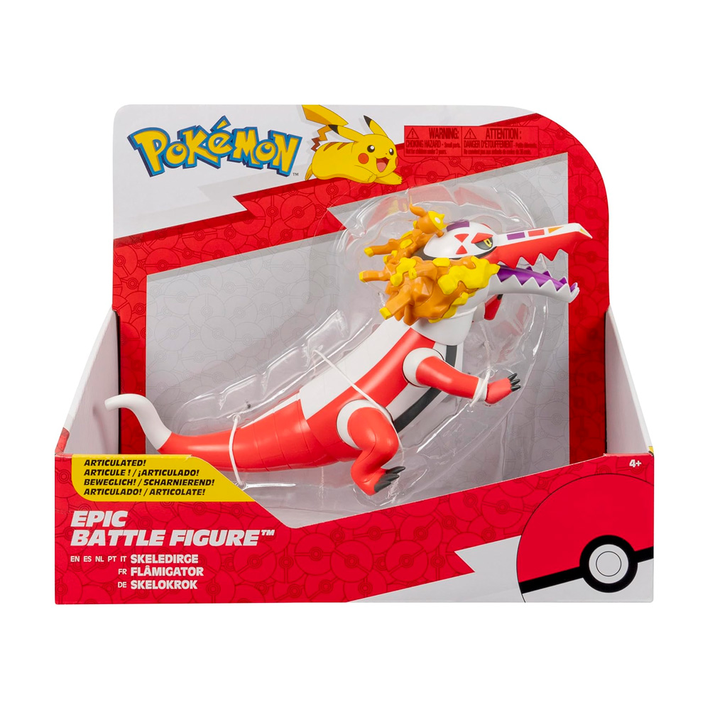 POKEMON JAZWARES EPIC BATTLE SKELEDIRGE ARTICULABLE - 5