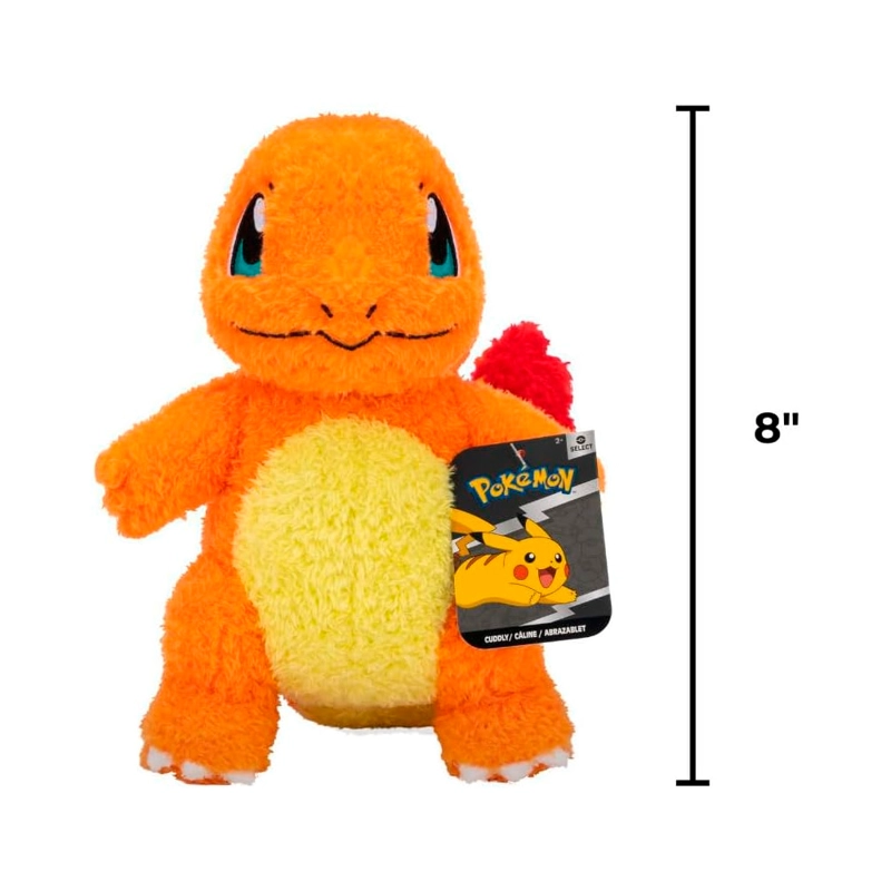 POKEMON PELUCHE CHARMANDER SOFT SHAGGY 22 CM - 3