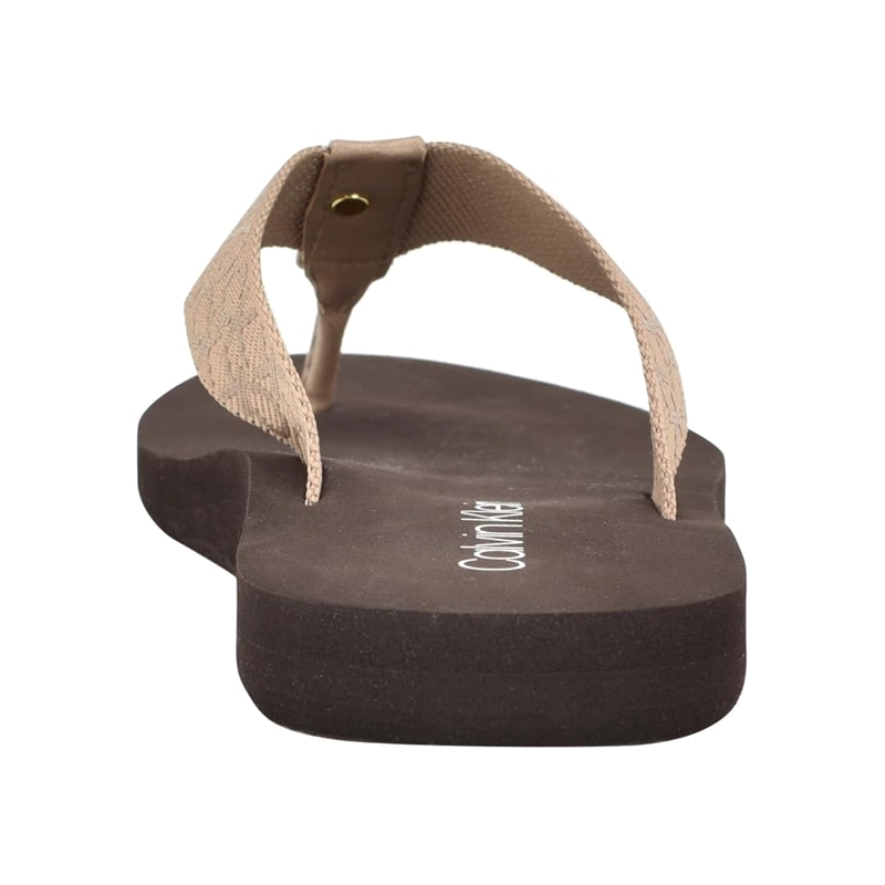 SANDALIA CALVIN KLEIN CALUHA TAUPE 240 PARA DAMA TALLA 5 - 5
