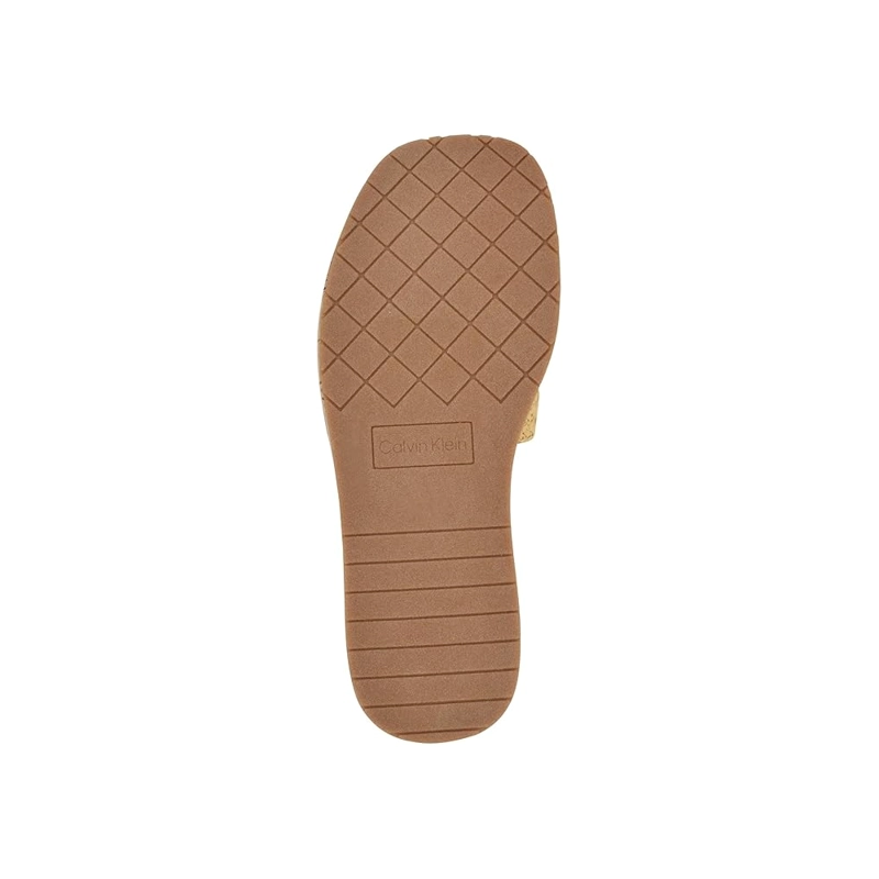 SANDALIA CALVIN KLEIN ARZELIA LIGHT NATURAL 110 DAMA TALLA 6 - 4