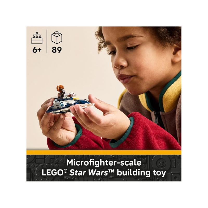 LEGO STAR WARS PLO KOONS JEDI STARFIGHTER MICROFIGHTER 75400 - 2