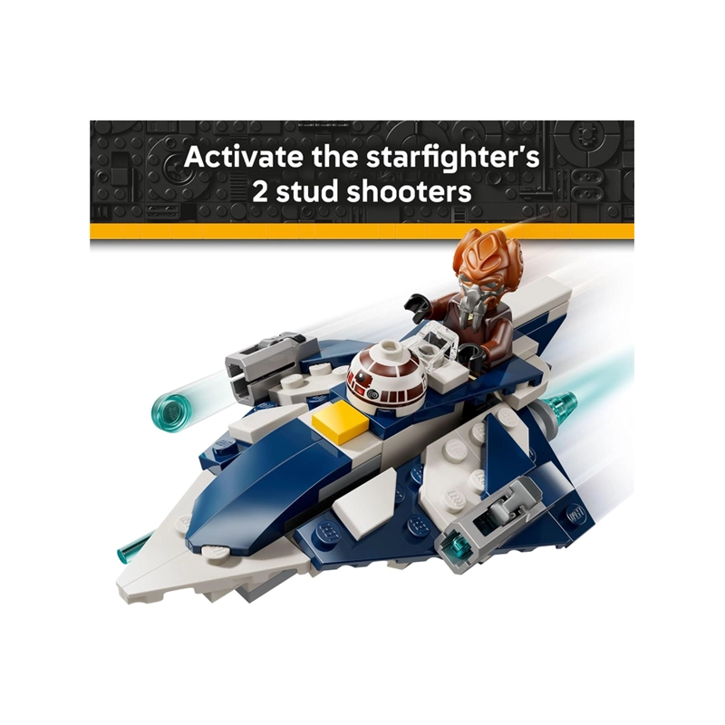 LEGO STAR WARS PLO KOONS JEDI STARFIGHTER MICROFIGHTER 75400 - 3