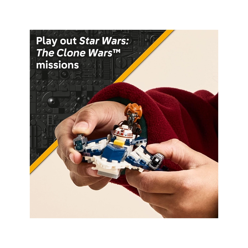 LEGO STAR WARS PLO KOONS JEDI STARFIGHTER MICROFIGHTER 75400 - 4