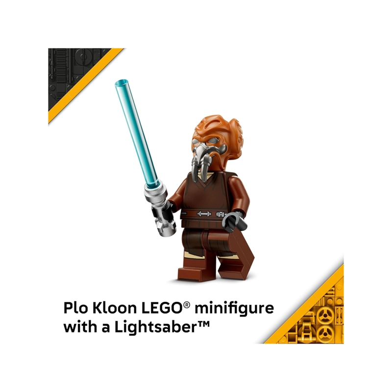 LEGO STAR WARS PLO KOONS JEDI STARFIGHTER MICROFIGHTER 75400 - 5