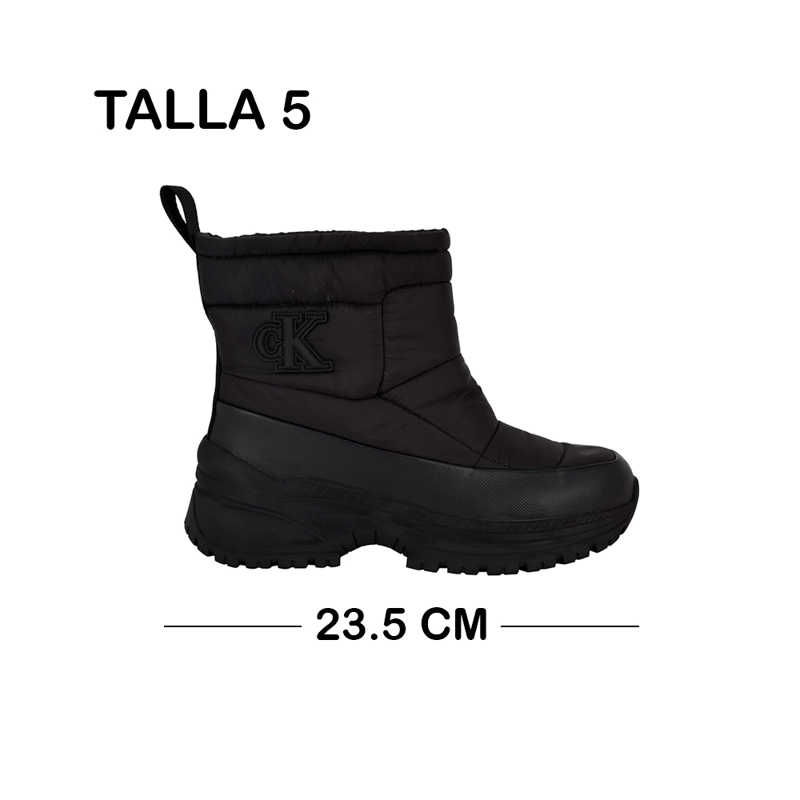 BOTAS CALVIN KLEIN NELSA BLACK PARA DAMA TALLA 5 - 2